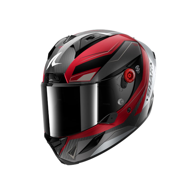 CASCO SHARK AERON MEKARIUM ROJO