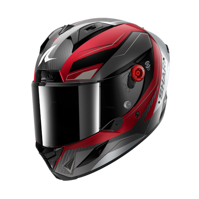 CASCO SHARK AERON MEKARIUM ROJO