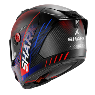 CASCO SHARK AERON SPEED TECH NEGRO AZUL ROJO