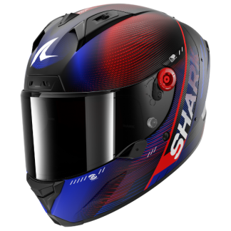 CASCO SHARK AERON SPEED TECH NEGRO AZUL ROJO