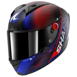 CASCO SHARK AERON SPEED TECH NEGRO AZUL ROJO