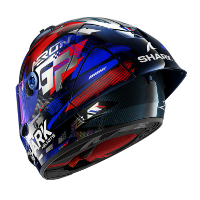 CASCO SHARK AERON SPEED TECH BLANCO ROJO