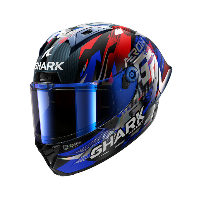CASCO SHARK AERON SPEED TECH BLANCO ROJO