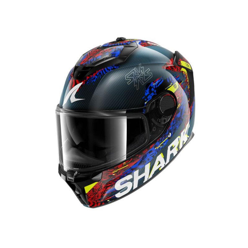 CASCO INTEGRAL SHARK SPARTAN SPEED-VIB NEGRO / ROJO