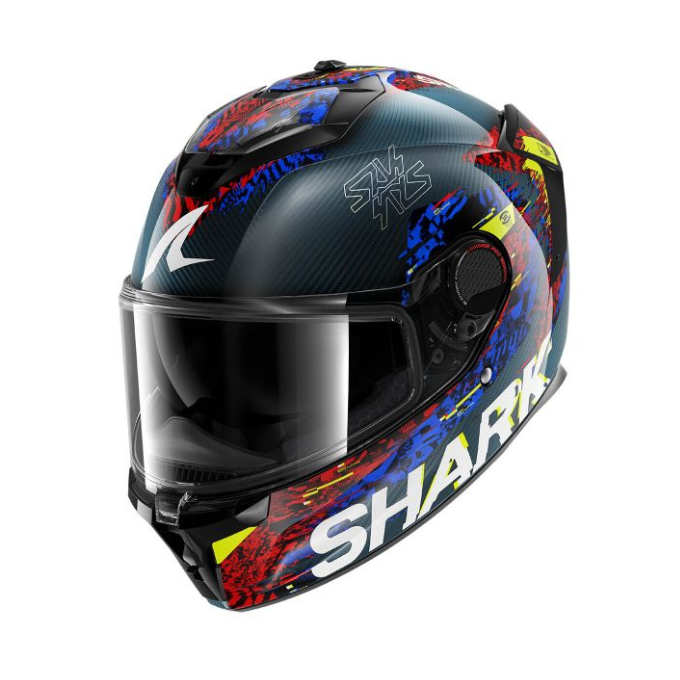CASCO INTEGRAL SHARK SPARTAN SPEED-VIB NEGRO / ROJO