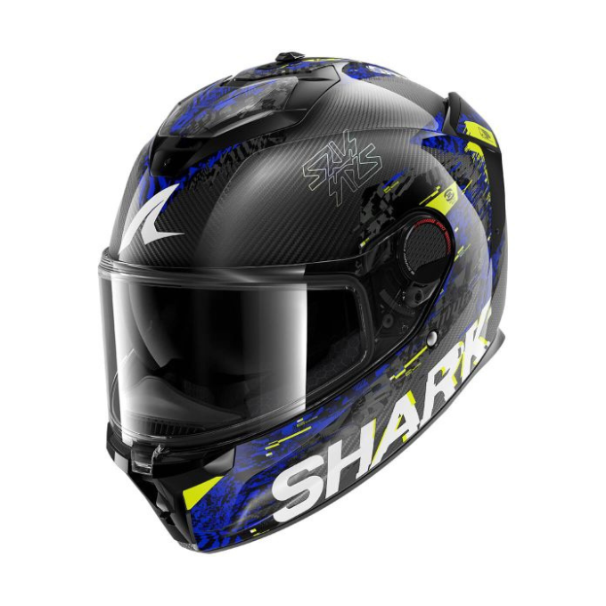 CASCO INTEGRAL SHARK SPARTAN SPEED-VIB NEGRO / AZUL