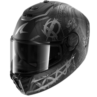 CASCO SHARK SPARTAN RS CARBON SHIEVER NEGRO