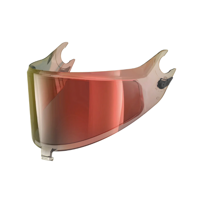 Visera SPARTAN RS y SPARTAN GT PRO VISOR DE IRIDIO ANTIRAGUÑOS Rojo