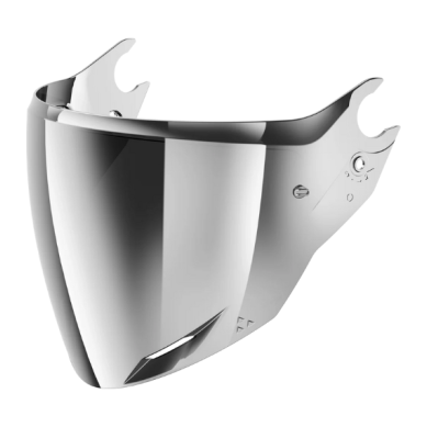 Visera RS JET Pantalla antirrayas Iridio Plata