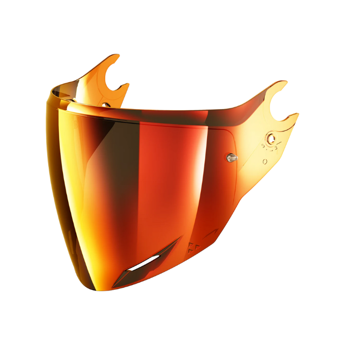 Visera RS JET PANTALLA ANTIRRAYAS IRIDIO Rojo