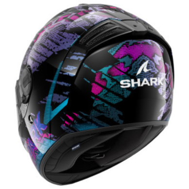 CASCO SHARK SPARTAN RS REPTAIA Negro / Morado