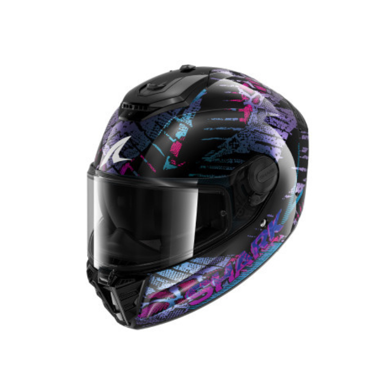 CASCO SHARK SPARTAN RS REPTAIA Negro / Morado
