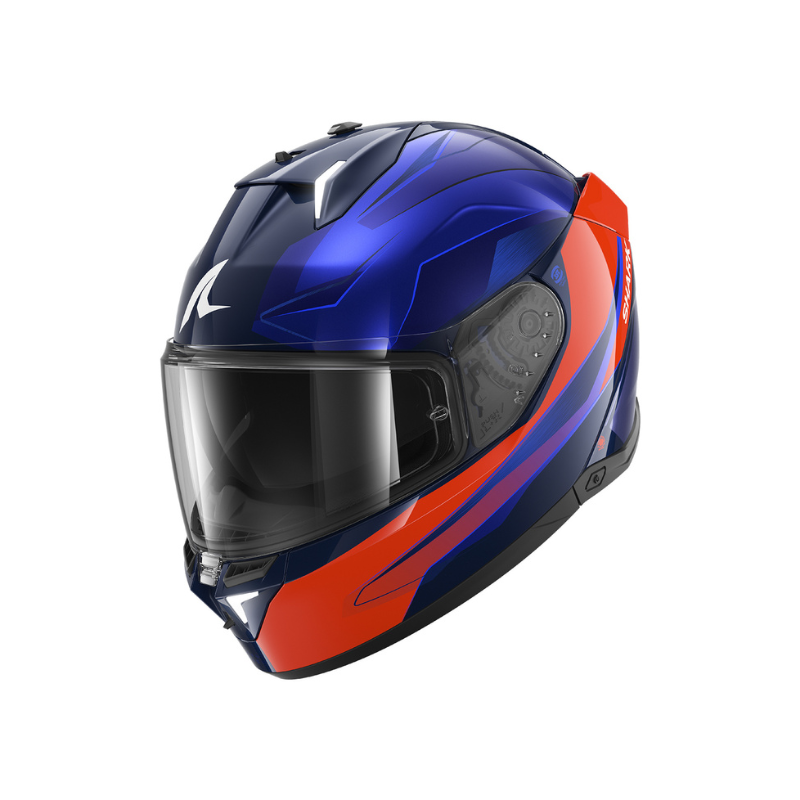 CASCO SHARK SKWAL - i3 MEKRANIUM Azul-Rojo