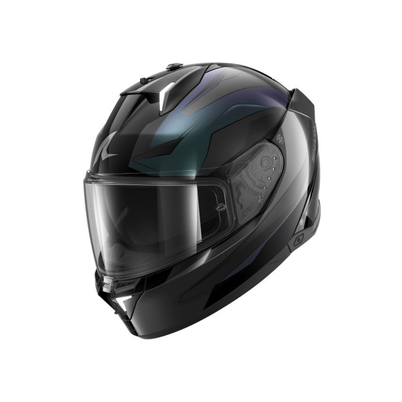 CASCO SHARK SKWAL - i3 MEKRANIUM Azul-Rojo