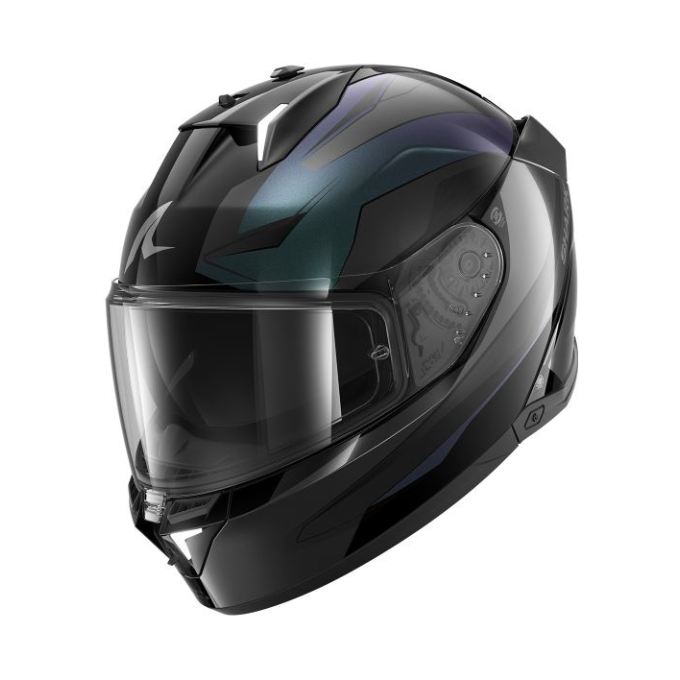 CASCO SHARK SKWAL - i3 MEKRANIUM Azul-Rojo