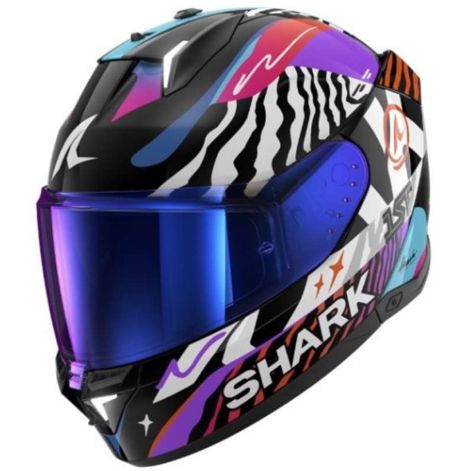 CASCO SHARK SKWAL - i3 Speed - Fancy Morado