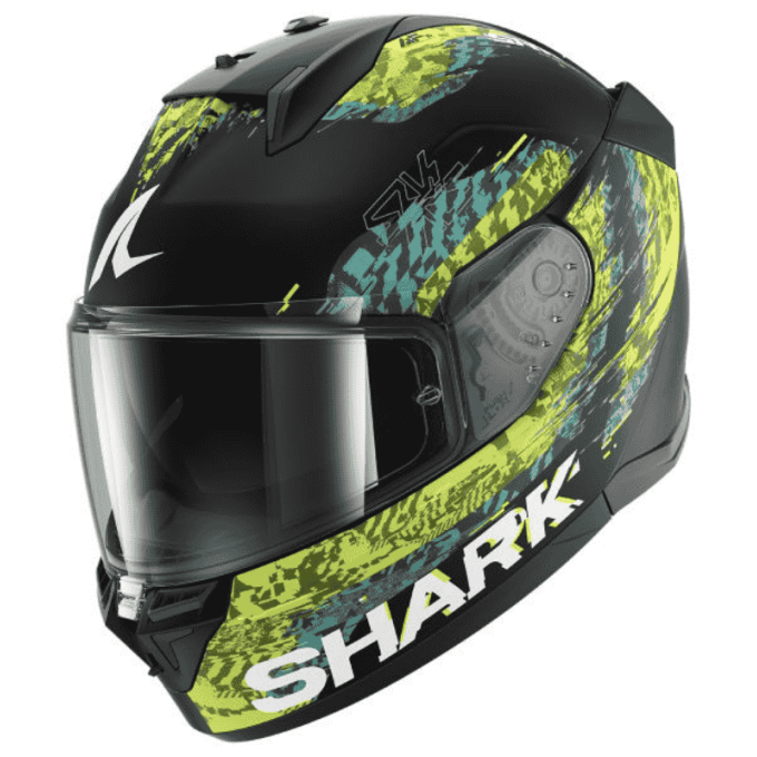 CASCO SHARK D-SKWAL3 SPEED-VID NEGRO / ROJO / AZUL