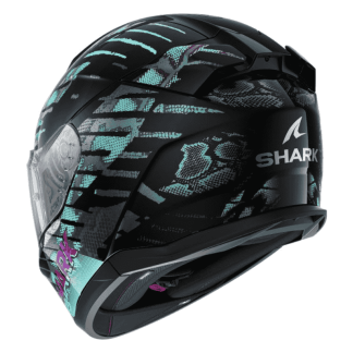 CASCO SHARK D-SKWAL3 REPTAIA VERDE / NEGRO