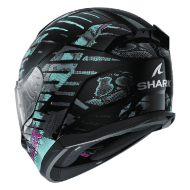 CASCO SHARK D-SKWAL3 REPTAIA VERDE / NEGRO