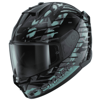 CASCO SHARK D-SKWAL3 REPTAIA VERDE / NEGRO