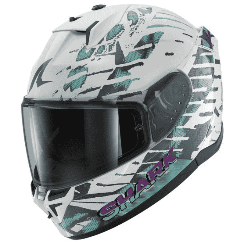CASCO SHARK D-SKWAL3 REPTAIA BLANCO / VERDE