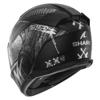 CASCO SHARK D-SKWAL3 SHIEVER NEGRO / ROJO