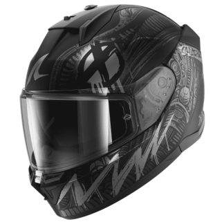 CASCO SHARK D-SKWAL3 SHIEVER NEGRO / ROJO