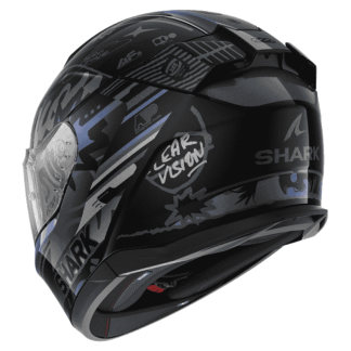 CASCO SHARK D-SKWAL3 STREETRUSH OSCURO