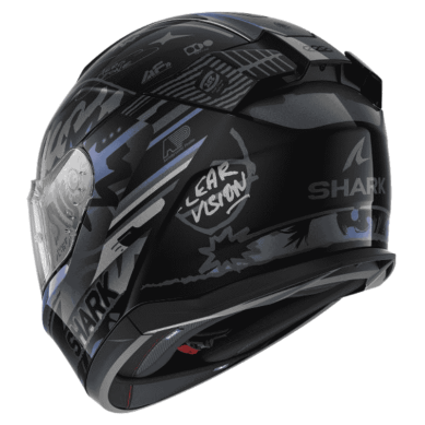 CASCO SHARK D-SKWAL3 STREETRUSH OSCURO