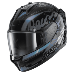 CASCO SHARK D-SKWAL3 STREETRUSH OSCURO