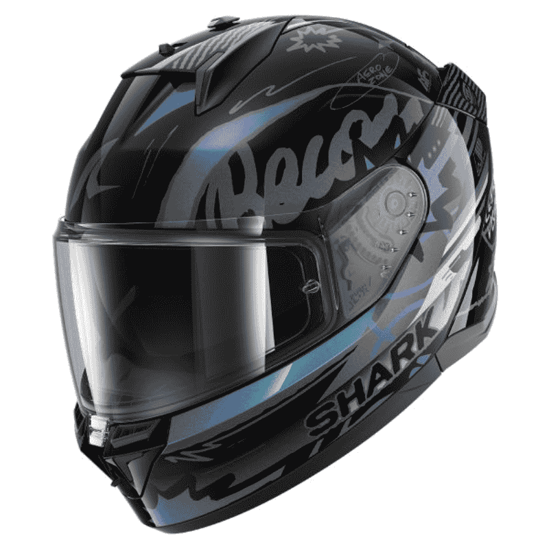 CASCO SHARK D-SKWAL3 STREETRUSH OSCURO
