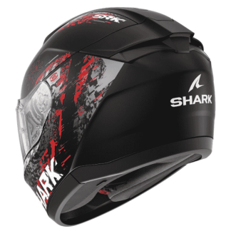 CASCO INTEGRAL SHARK RIDILL 2 BERSEK NEGRO / ANTARCITA / ROJO