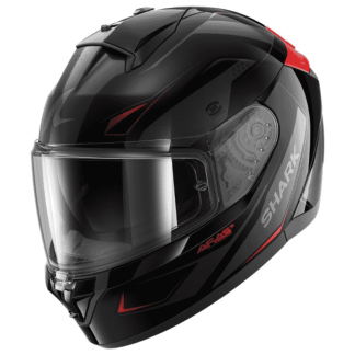 CASCO INTEGRAL SHARK RIDILL 2 MEKRANIUM NEGRO / ROJO
