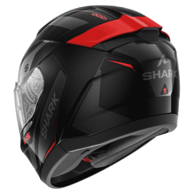 CASCO INTEGRAL SHARK RIDILL 2 MEKRANIUM NEGRO / ROJO