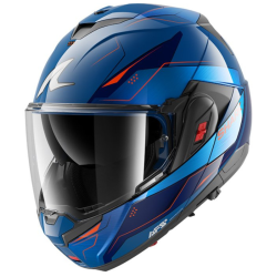 CASCO MODULAR SHARK OXO MEKARIUM AZUL  / NARANJA