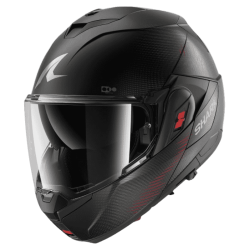 CASCO MODULAR SHARK OXO SP LYNE NEGRO / ROJO