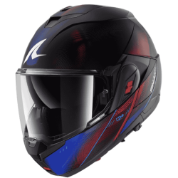 CASCO MODULAR SHARK OXO SP LYNE NEGRO / ROJO