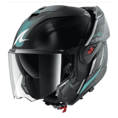CASCO MODULAR SHARK OXO SPEED TECH NEGRO / AZUL