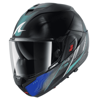CASCO MODULAR SHARK OXO SPEED TECH NEGRO / AZUL