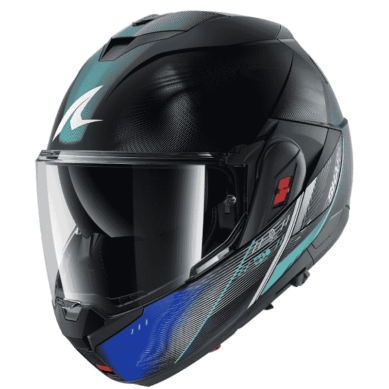 CASCO MODULAR SHARK OXO SPEED TECH NEGRO / AZUL