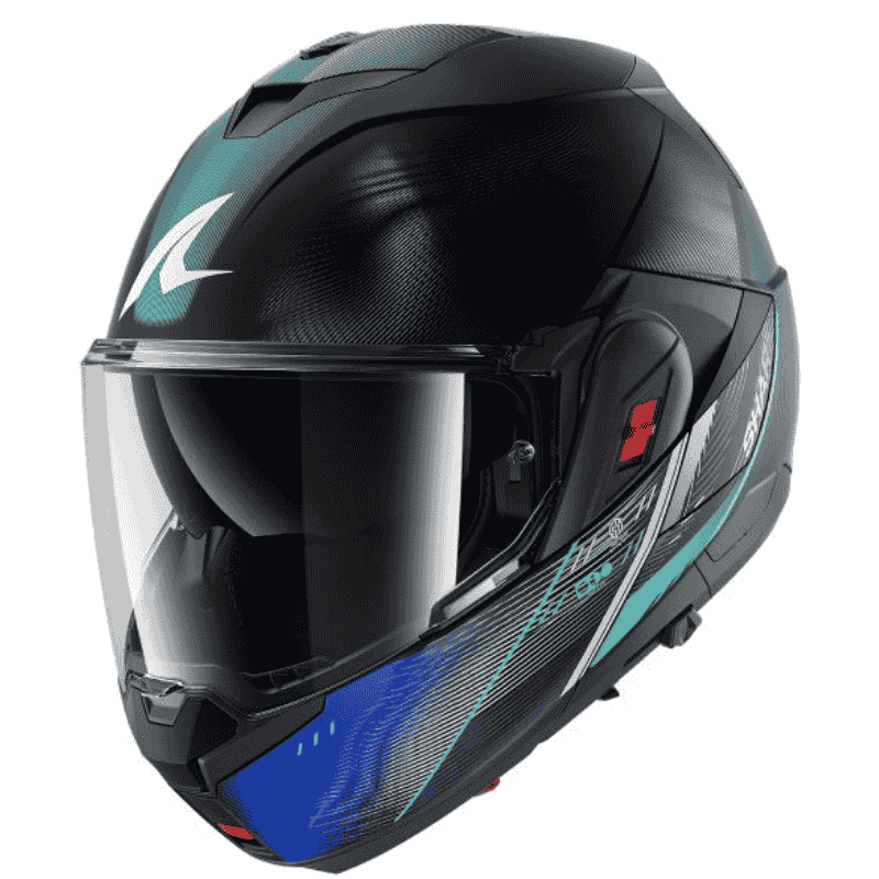 CASCO MODULAR SHARK OXO SPEED TECH NEGRO / AZUL