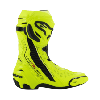 BOTAS DE MOTO ALPINESTARS SUPERTECH R VENTILADAS NEGRO / AMARILLO FLUOR