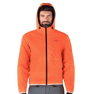 CHAQUETA ALPINESTARS MOHOBBS WP NEGRO / NARANJA FLUOR