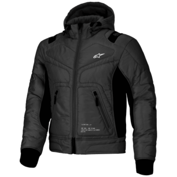 CHAQUETA ALPINESTARS MOHOBBS WP NEGRO / NARANJA FLUOR