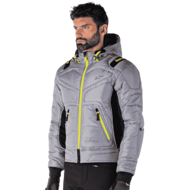 CHAQUETA ALPINESTARS MOHOBBS WP NEGRO / NARANJA FLUOR