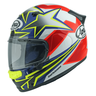CASCO INTEGRAL ARAI QUANTIC STAR & STRIPES - ROJO