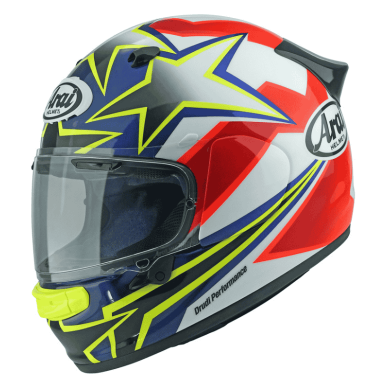 CASCO INTEGRAL ARAI QUANTIC STAR & STRIPES - ROJO