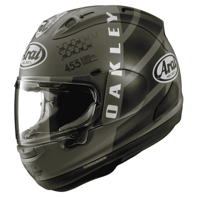 CASCO INTEGRAL ARAI RX-7V EVO MAVERICK OAKLEY