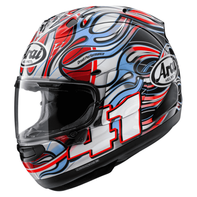 CASCO INTEGRAL ARAI RX-7V EVO Haga WSBK - Replica