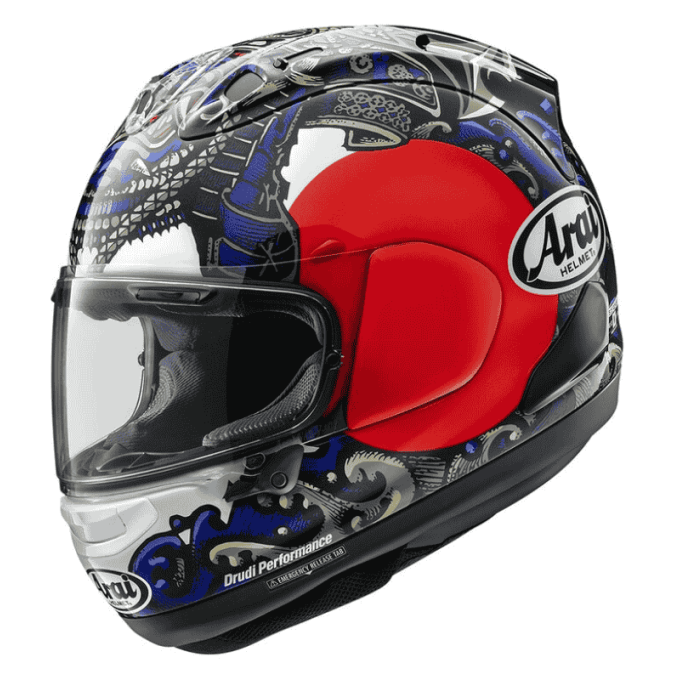 CASCO INTEGRAL ARAI RX-7V EVO SAMURAI - Multicolor